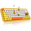 Mechanical Wireless Keyboard, Ergonomic Design For Comfortable Typing Experience, Bluetooth 5.0 Stable Connection And Interference-Free Performance, 2