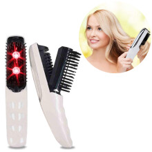 Innovador cepillo vibrador infrarrojo estimulante para el cabello que mejora la salud del cuero cabelludo, promueve la circulación sanguínea y