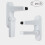 Συμβατότητα με λαβές πόρτας, ασφάλεια για παιδιά, κλειδαριά πόρτας με μοχλό, 1