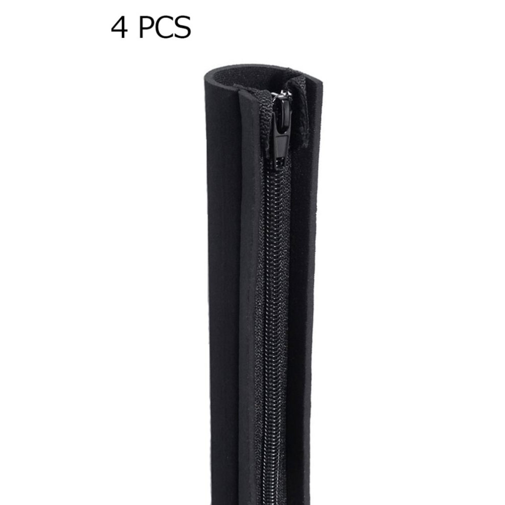 Cable Management Sleeve, Flexible Cable Sleeve Wrap Cover With Zipper For Tv, Neoprene Material Cord Organizer, Home Entertainment System Wire Hider, 9405630116458