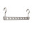 Clothes Rack 6/8 Hooks Multi-Gray Double hook 8 holes 1