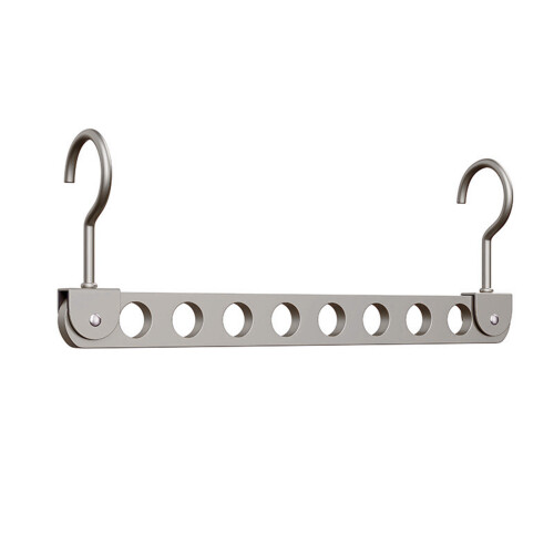 Clothes Rack 6/8 Hooks Multi-Gray Double hook 8 holes