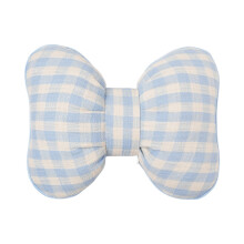 Oreiller de soutien lombaire avec nœud-Oreiller de taille bleu