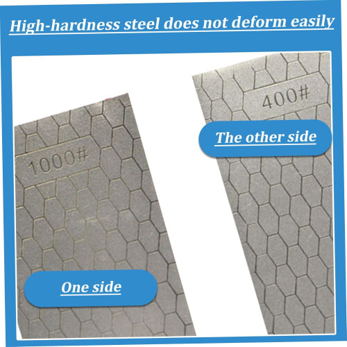 Diamond Sharpening Stone 400/1000 Grit Knife Sharpener Stone Coarse/Fine 2