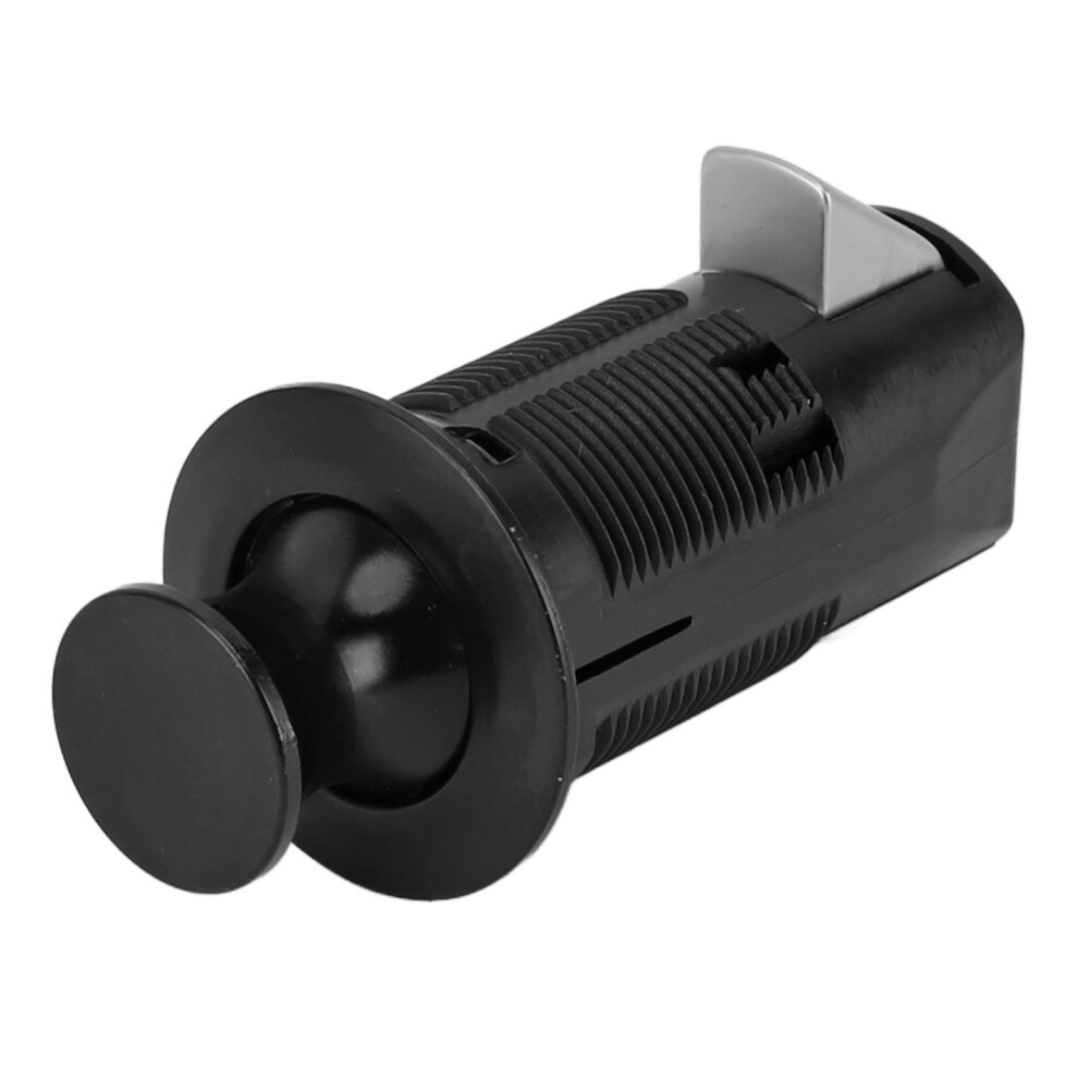 Secure Black Push To Open Cabinet Lock Zinc Alloy Abs No Drill Needed 6941368748361