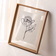 Double Sided Glass Floating Photo Frame 16 Inches Wood Grain A3/A4/8K Multicolor Multiple Sizes