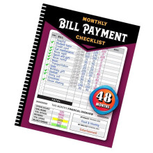 'Efficient Monthly Bill Management Book 48 Months for Tracking and Recording Payments to Improve Financial Efficiency'