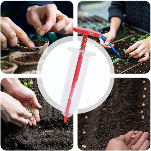 Manual Seed Planter with Precise Placement for Vegetables Peppers Corn Cucumbers Carrots Eggplant 2