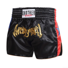 Unisex Boxing Shorts For MMA Muay Thai Training Muay Thai Training Trunks Fitness Shorts Black Adults