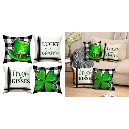 Patricks Day-Kissenbezug, 45,7 x 45,7 cm,-4 2
