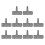 Garden Edging Border Plastic Landscape Edging-10 pieces 1