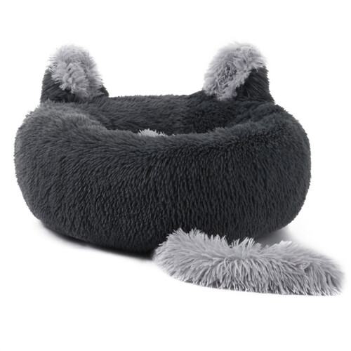 Dog Puppy Bed Non-Slip Base Rabbit Ears Tail Sofa for-80 A