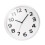 Horloge murale moderne avec chiffres 3D, mouvement-Blanc 1