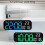 Clock LED Mood Lamp Progressive Alarm For-White shell blue lig 4