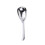 Stainsless Steels Rice Spoons Paddle Thick Short Handle-Silver 1