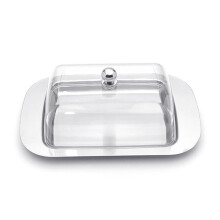 Elegant Butter Servings Dish with Lid Practical Butter Holder-S