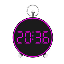 Electronic Clock Simple Multifunctional Clock Large-rose Red