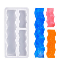 Long Candle Molds 3-in-1 Heart Candle Molds for Making-wave 3