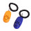 Dogs Training Clickers with Stretch Wrist Rope Durablity-orange 2