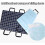 Patient Transfer Sheet with Waterproof Layer and 6 Handles for Bed Positioning Elderly Disabled 3
