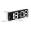 Convenient Alarm Clock Easily Read Clock with Voice-ice blue 4