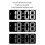 Convenient Alarm Clock Easily Read Clock with Voice-ice blue 3