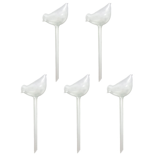 Self-Watering Ball Bird Shape Watering Globes Drippers-5pcs