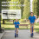 Homcom HOMCOM Foldable Kids Electric Scooter, for Ages 7-14 Years, Blue 8