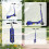 Homcom HOMCOM Foldable Kids Electric Scooter, for Ages 7-14 Years, Blue 9