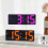 Convenient Alarm Clock Easily Read Clock with Voice-ice blue 6