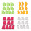 10PCS Small Artificial Fruit Slices Realistic-red dragon fruit 2