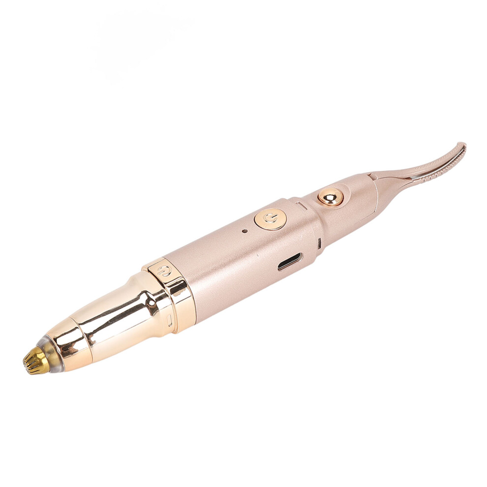 2-in-1 Heated Eyelash Curler & Brow Trimmer - Rechargeable Portable