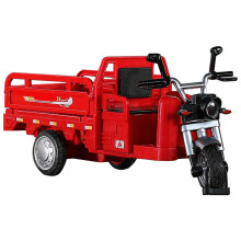 Pull Back Toy Cars Metal Miniature Tricycle Model Cool Tricycle Safe Design for Children Easter Gifts Birthday Surprises Reward Ideas Nursery Red