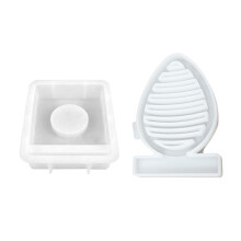 Moules pour bougeoirs avec base pour photophore DIY-B