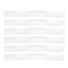 A4 Spiral Wire Coils 35PCS 25.4mm Diameter 48 Loops White for Binding