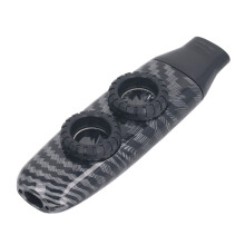 Ergonomic Dual Diaphragm Kazoo Flute for Outdoor Music Adventures
