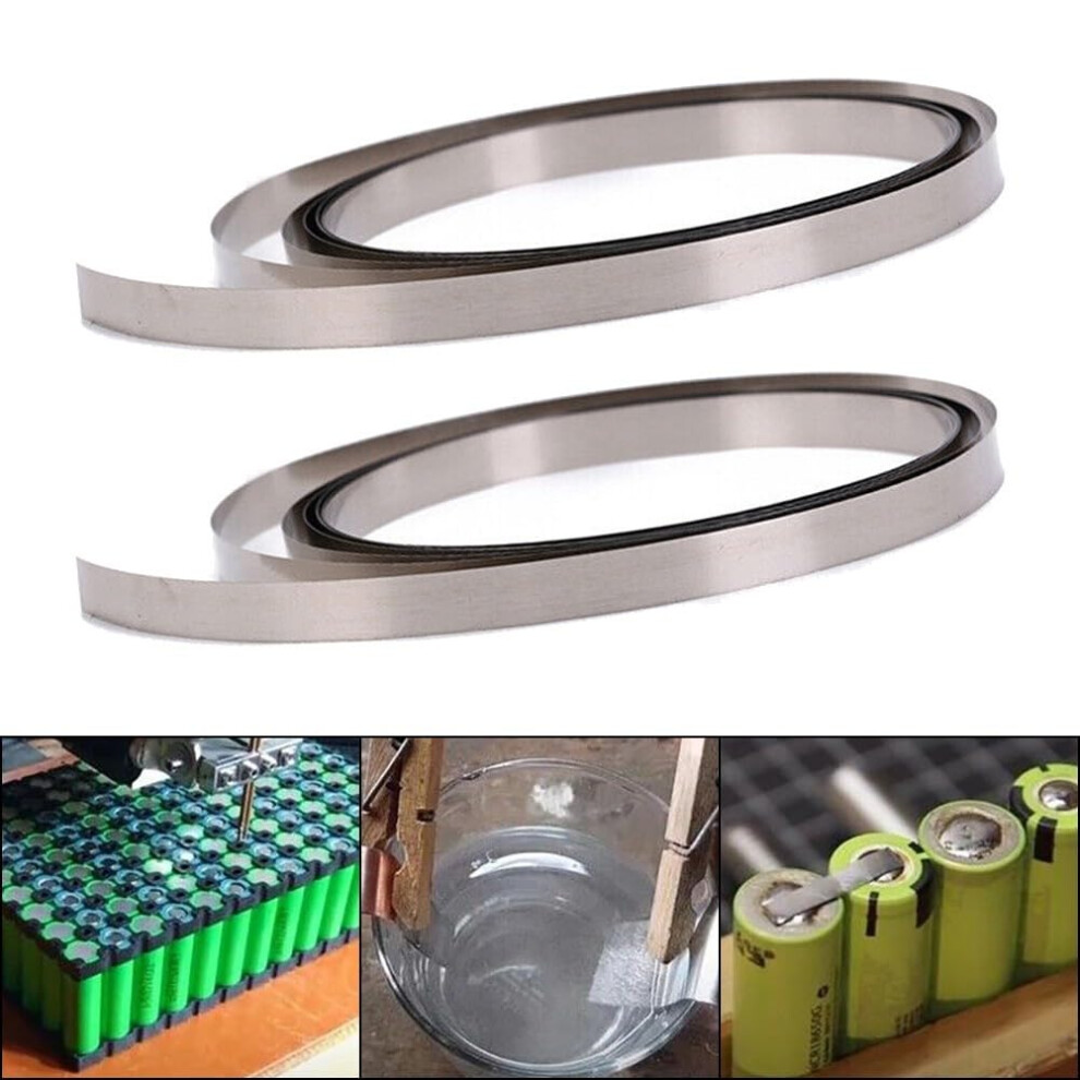 Nickel Plated Battery Connector Strip Corrosion Resistant Flexible 10M (0.2Mm X 15Mm) 9412369266316