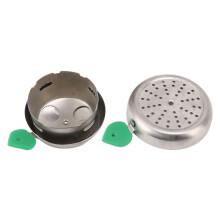 Water Pipe Bowl Set Compatible Heat Management Device Stainless Steel Reusable Charcoal Tray With Wind Shield Thermal Protection Handle Corrosion Resi