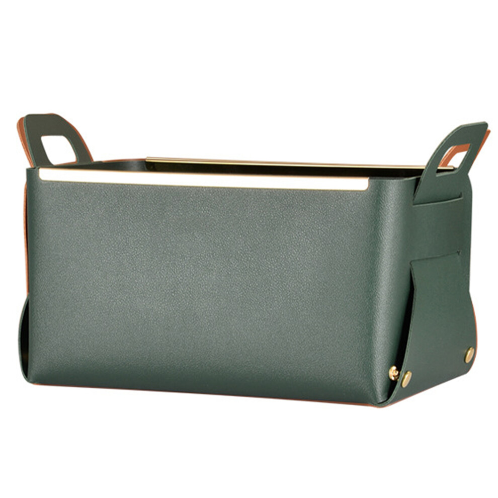 Decorative Organizer Trays, Elegant Leather Catchall Valet For Your Desktop Or Bathroom, Foldable Storage Solutions, Versatile Desktop Organizers For 9169997749758