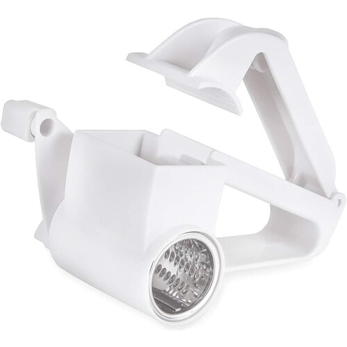 Râpe à fromage à lames en acier inoxydable durable, construction robuste pour une utilisation intensive, design compact pour un gain de place,