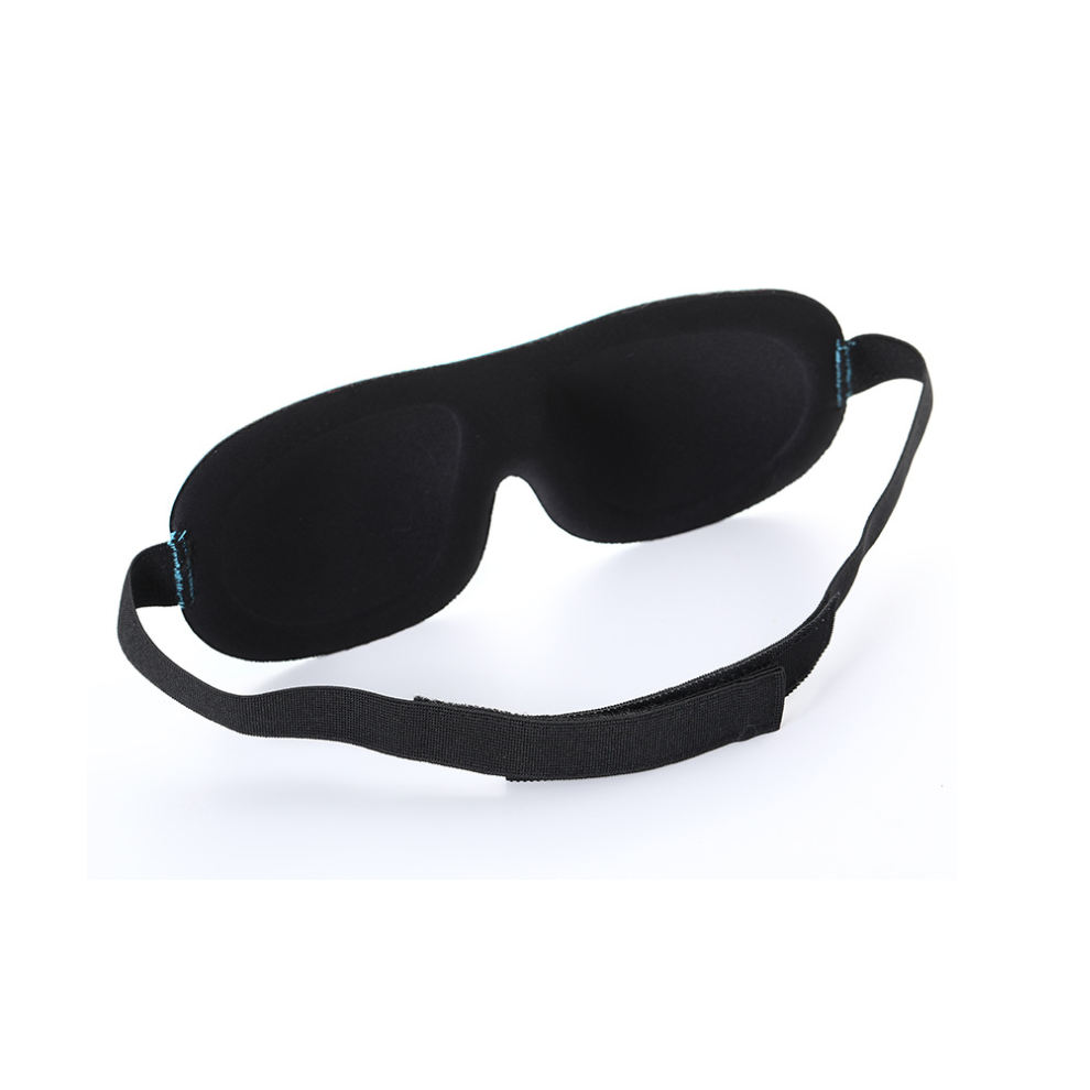 Light Adjustable Eye Shade Cover For Deep Rest, Silk Eye Mask With Contoured Shape For Side Sleepers, Block Out Blackout Elastic For Travel