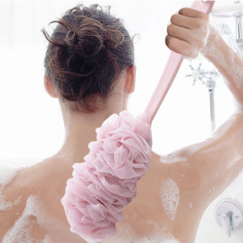 Elegant Shower Essential, Απολεπιστικό Βουρτσάκι Μπάνιου με Μακριά Λαβή, Μαλακό Σφουγγάρι 1