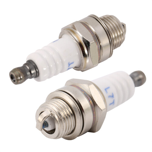 Heavy-Duty Copper Core Spark Plug, Compatible With Models For Small Engine Use, Solid Steel Build Ensures Durability And Conductivity, Pre-Gapped For 2