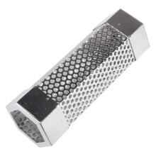 Hexagonal Stainless Steel Smoke Generator, 6" Pellet Smoker Tube for Unmatched Flavor Infusion, Portable Cold/Hot Smoking Accessory for Your Favorite