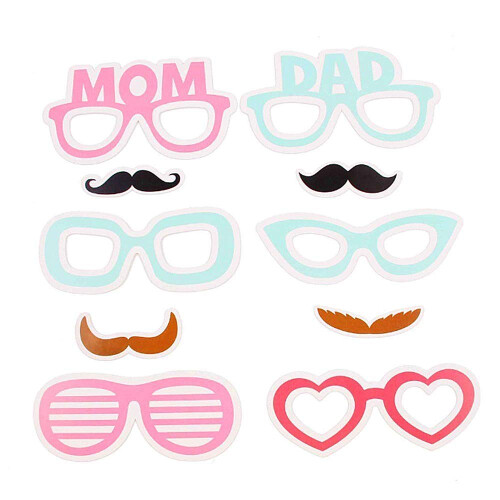 Γυαλιά Shutter Shades, Μπομπονιέρες για πάρτι δεκαετίας του '80, Γυαλιά πάρτι Neon Shutter, Είδη 1