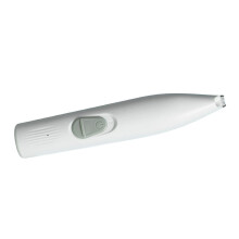 Rechargeable Pet Paw Hair Trimmer with LED Light, Low Noise, USB-C, White