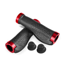 Mountainbike-styrgreb, komfortabelt greb med skridsikkert mønster og slidstærk gummi-aluminiumskonstruktion, ergonomisk design til cykling