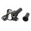 Electric Scooter Throttle with Key Lock Function, Universal Compatibility Twist Grip for E-Bike Tricycle, Durable Construction Easy Install Handlebar 2