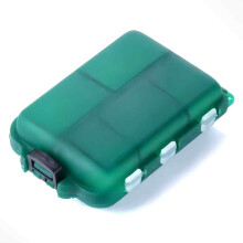 Boîte de rangement portable pour matériel de pêche, étanche et résistante aux chocs, avec compartiments individuels. Organisateur léger pour