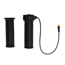 Antislip ontwerp, robuuste duurzaamheid, volledig draaibare gashendel, schokabsorberend en waterdicht voor elektrische fietsen.